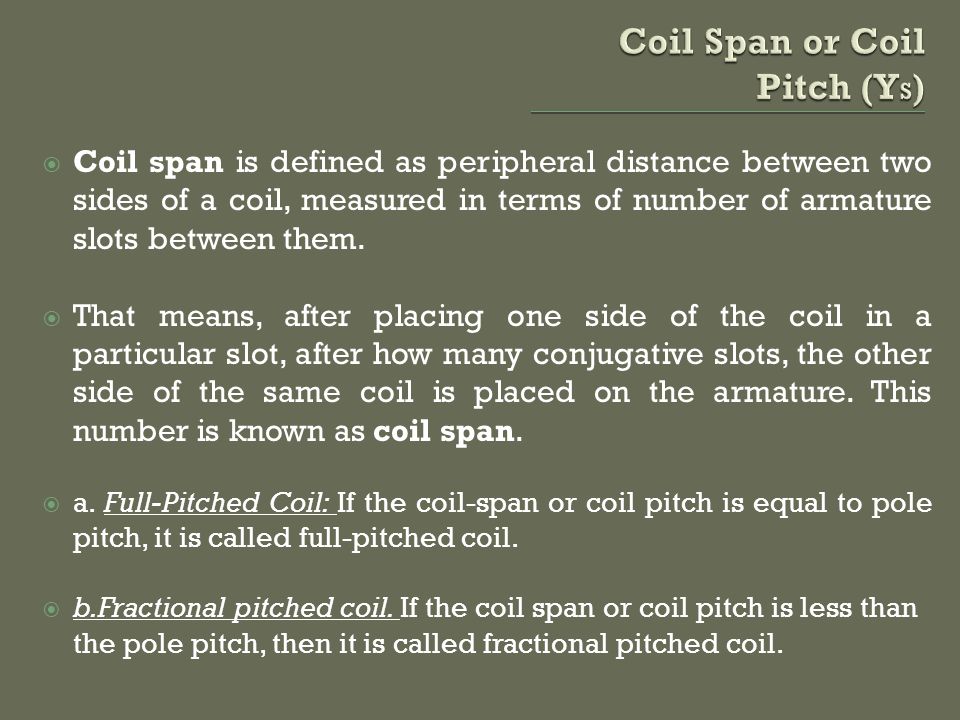 Armature Windings: Pole Pitch, Coil Span And Commutator Pitch Explained