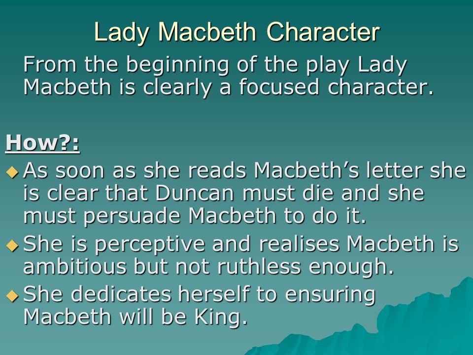 Реферат: Show How Lady Macbeth And Macbeth