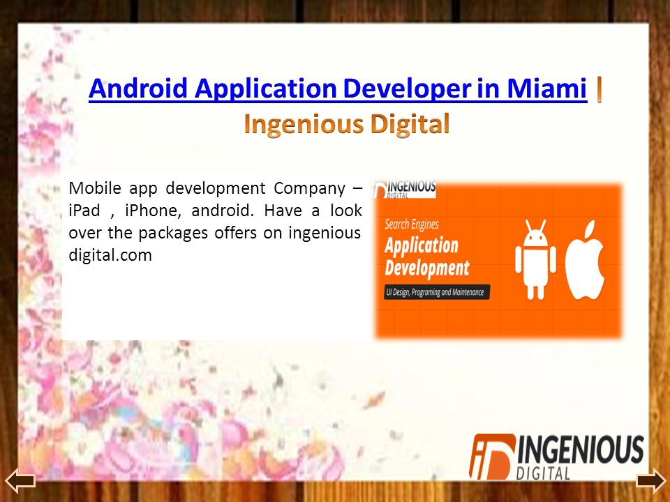 Mobile app development Company – iPad, iPhone, android.