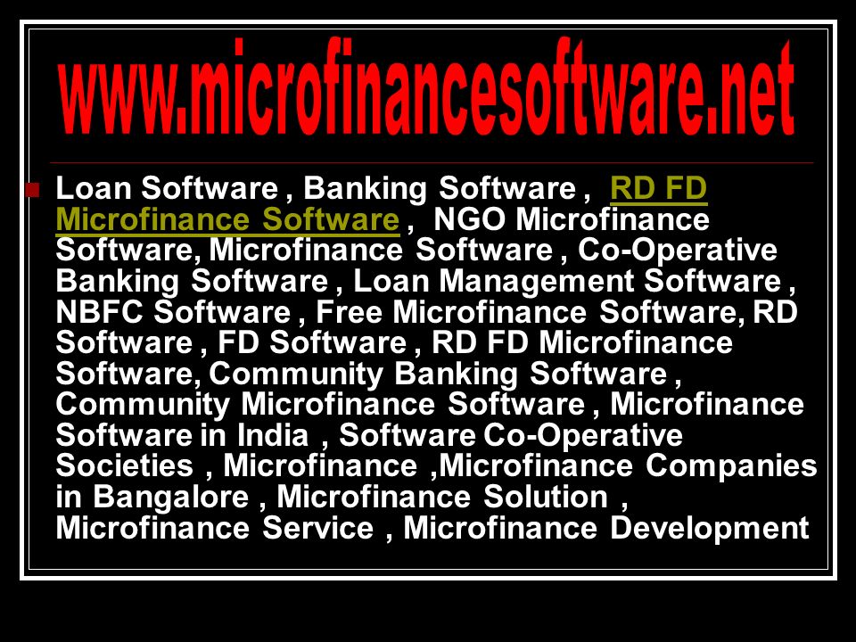 Websoftex Software Solutions Private Limited, a Bangalore based Company, an authorized software service provider engaged in Loan Software, NBFC Software, Banking Software, Free Loan Software in Bangalore, with maximum level protection.
