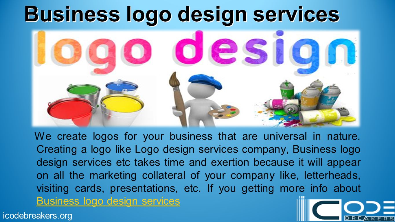 Business logo design services We create logos for your business that are universal in nature.