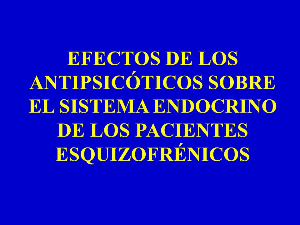 antipsicóticos y diabetes ¿existe una asociación entre