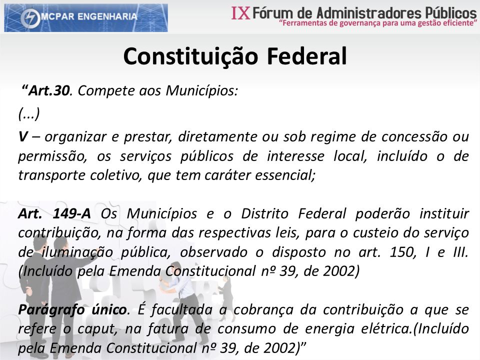 Constituição Federal Art.30.
