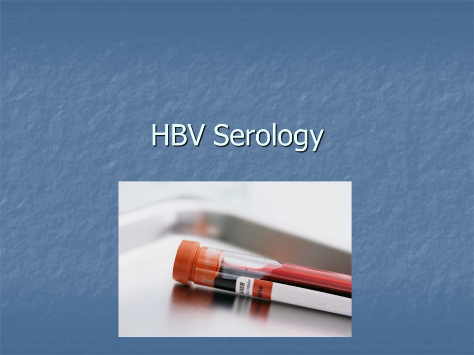 HBV Serology