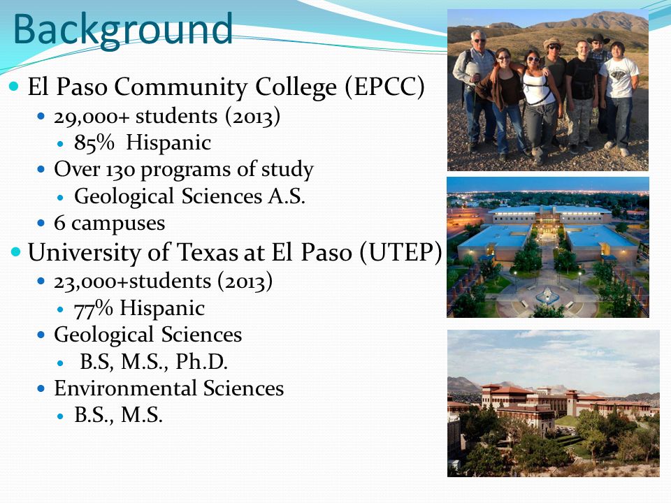 Mentoring to Strengthen the 2-Yr to 4-Yr Pipeline of Geology Students Diane Doser University of Texas at El Paso Joshua I.... 