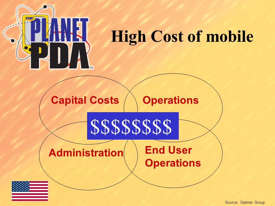 Systems Management The key to lower TCO. High Cost of PDA’s Average
