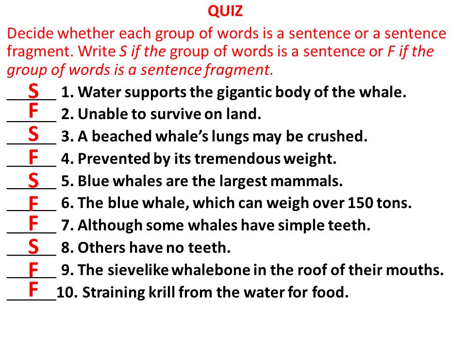 diagram this sentence mr millers students diagrammed a few sentences vs fragments