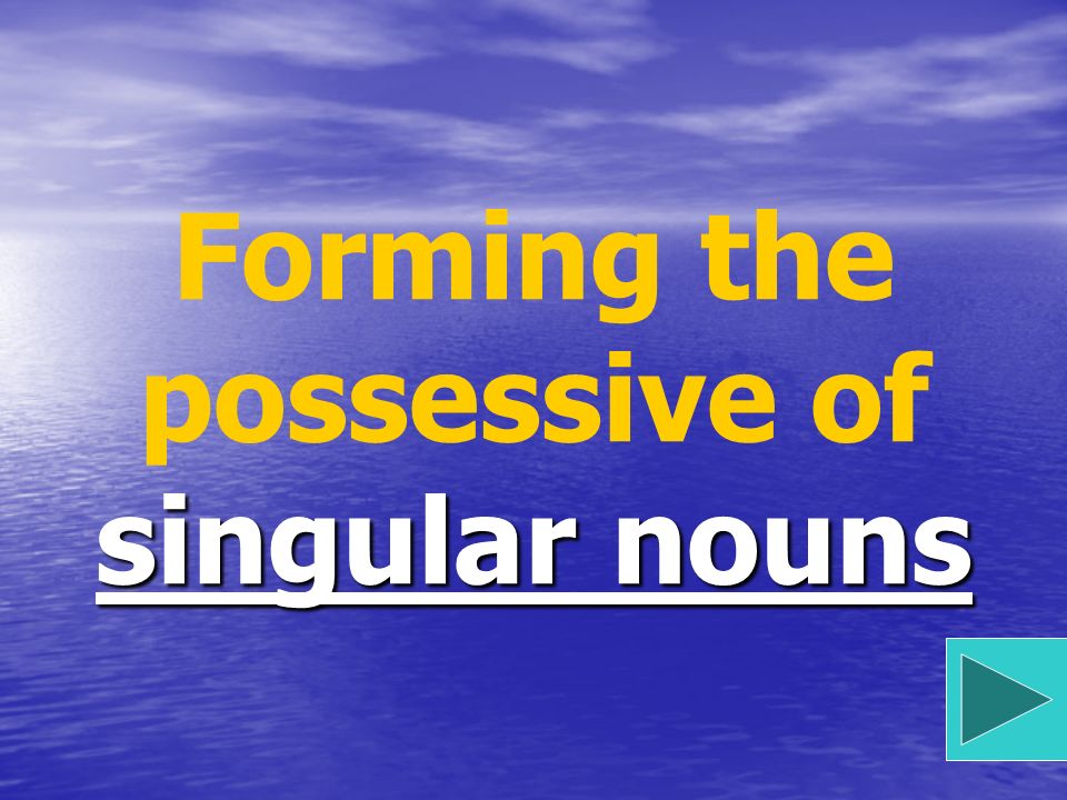 What is a possessive noun. Possessive nouns show different types of ownership.