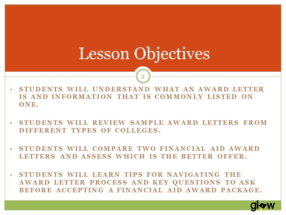 INTERPRETING YOUR AWARD LETTER 1 Source ppt INTERPRETING YOUR AWARD LETTER 1 Source ppt