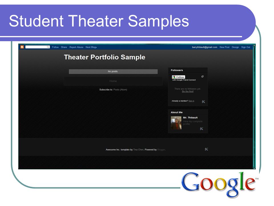 Student Theater Samples