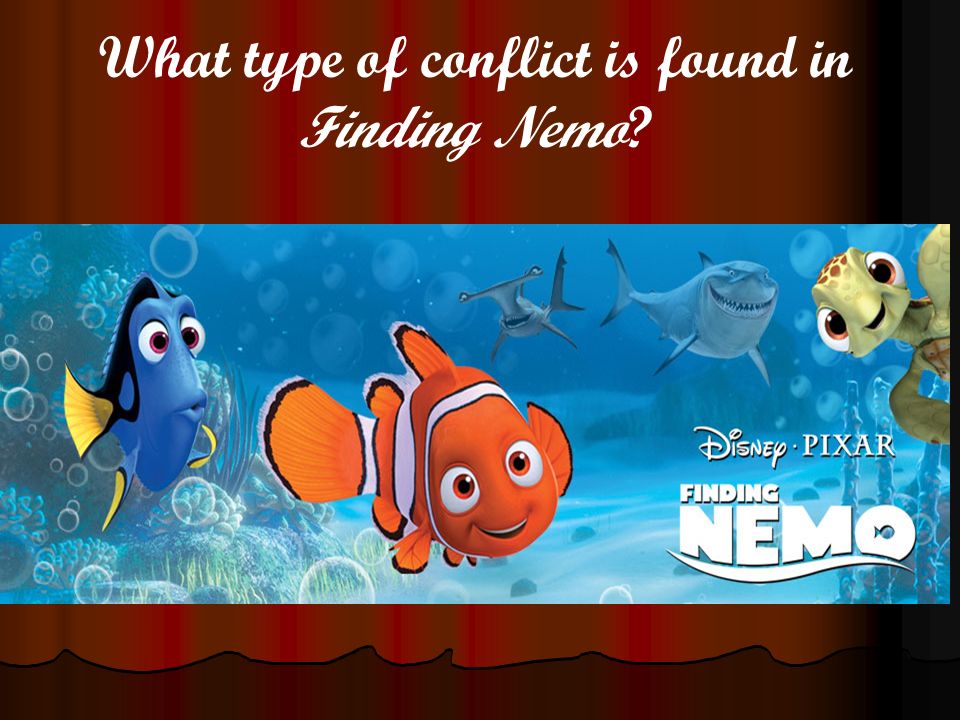 What type of conflict is found in Finding Nemo