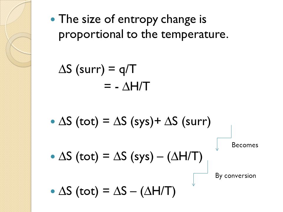 Entropy Explanation And Theory What Is Entropy Entropy Is The Measure Of The Disorder Of A System Ex When A Liquid Turns Into Gas By Heating It The Ppt Download