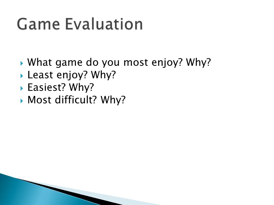 september 25 game reflection