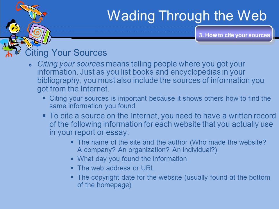 Wading Through the Web 3.