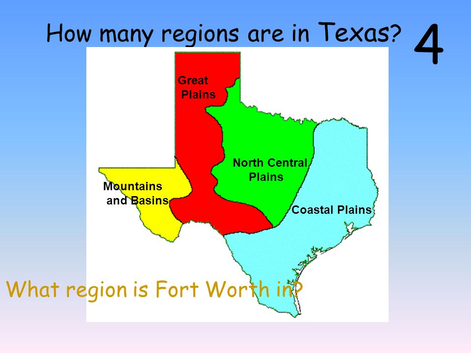 Regions Of Texas How Many Regions Are In Texas Mountains - 