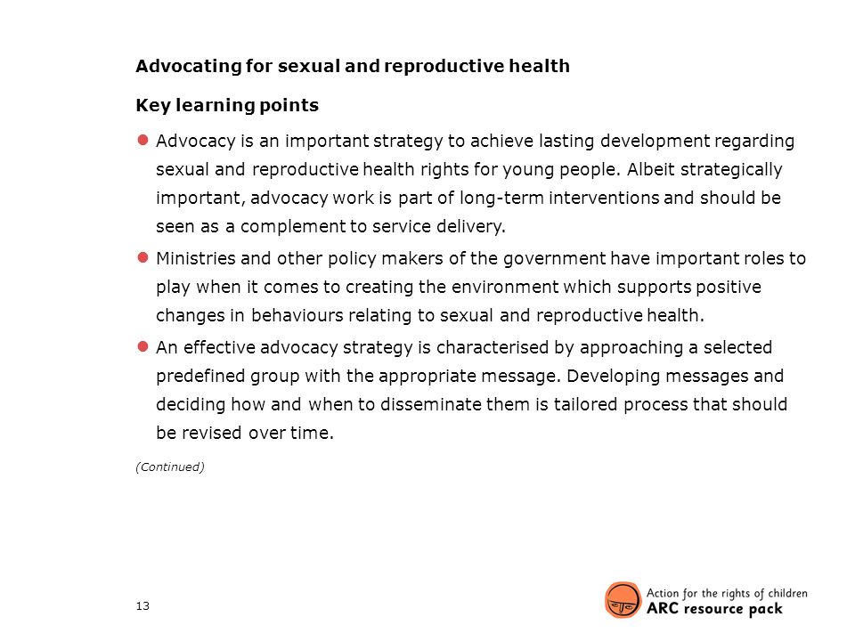 1 Critical issue module 4 Sexual and reproductive health. ppt