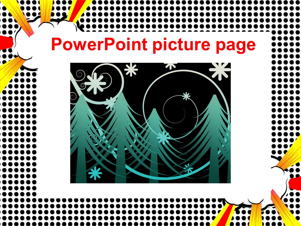 PowerPoint picture page