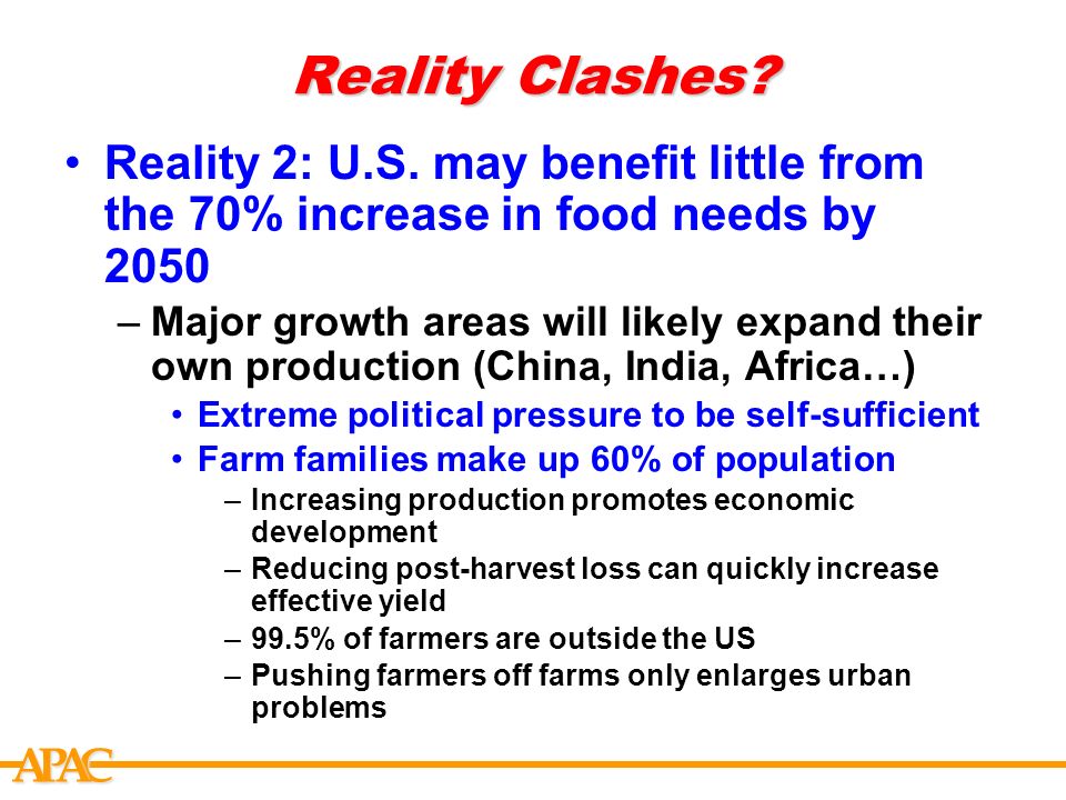 APCA Reality Clashes. Reality 2: U.S.