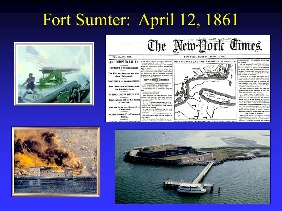 Fort Sumter: April 12, 1861