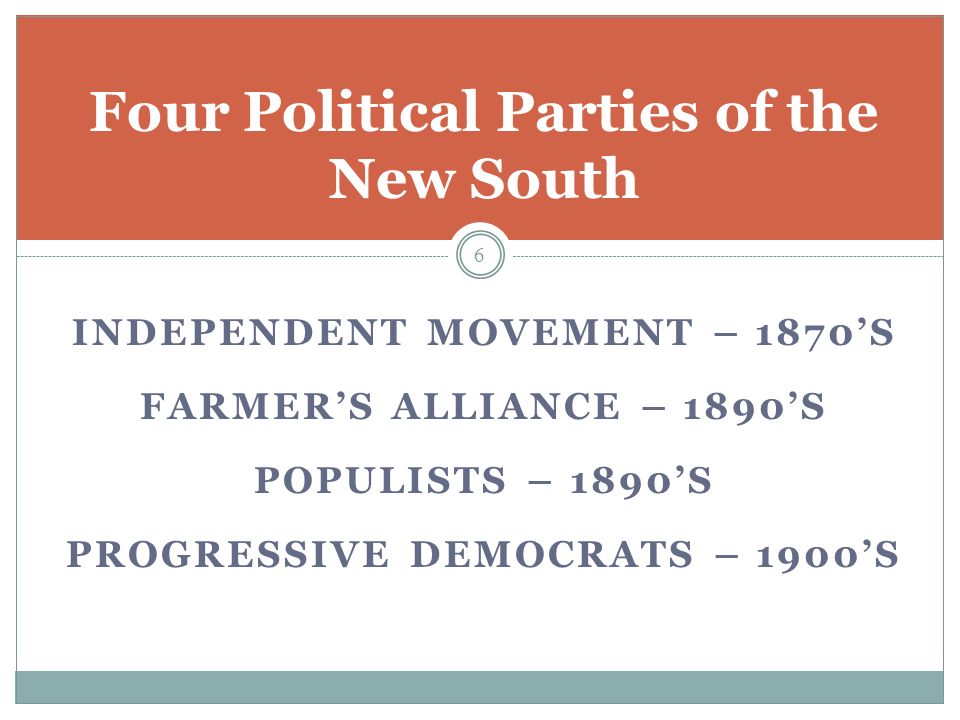 CHAPTERS 15 & 16 BOURBON TRIUMVIRATE; HENRY GRADY; TOM WATSON & THE POPULISTS; REBECCA LATIMER FELTON; 1906 ATLANTA RACE RIOT;... 