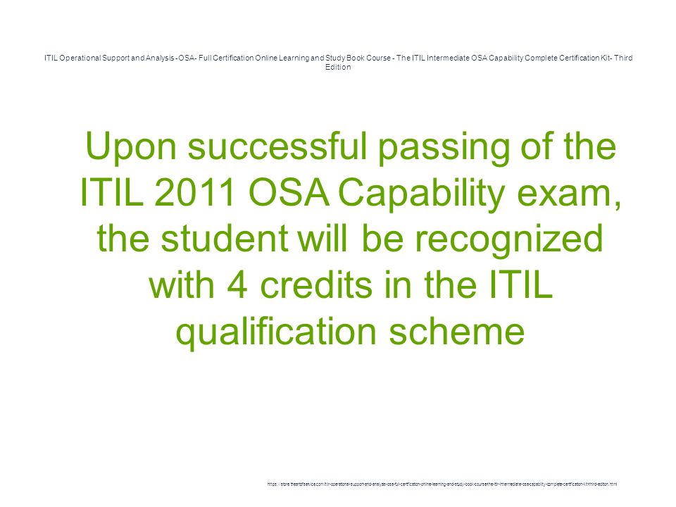 Itil Osa Book