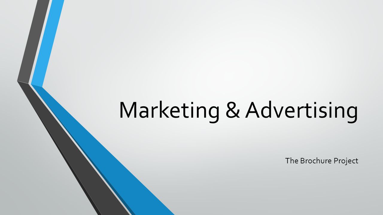 marketing advertising the brochure project technology standard technological advertising