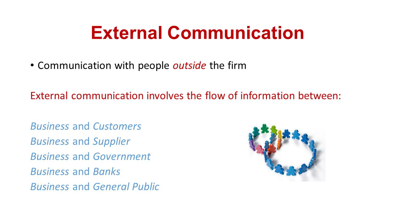 external communication definition