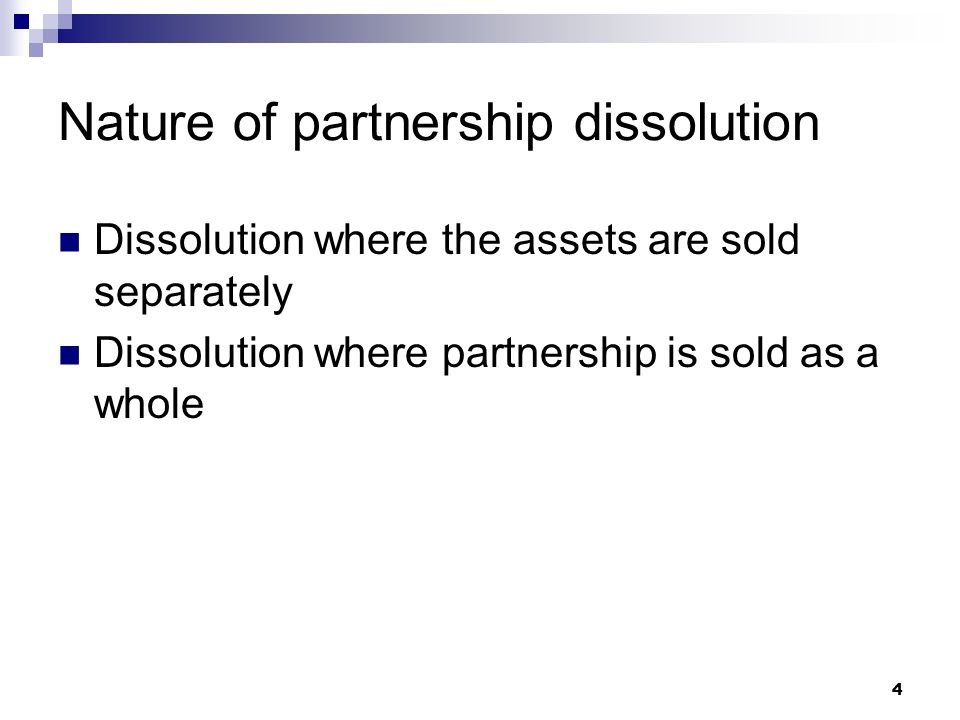 introduction of dissolution of partnership firm