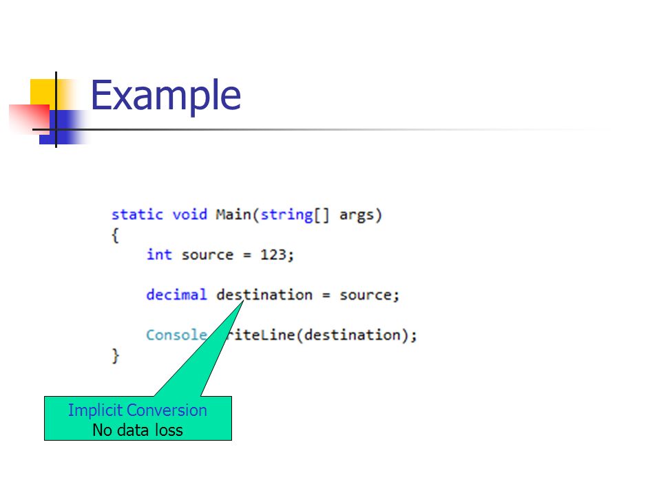Type Conversions Implicit Conversion Explicit Conversion Ppt Download Type Conversions Implicit Conversion Explicit Conversion Ppt Download
