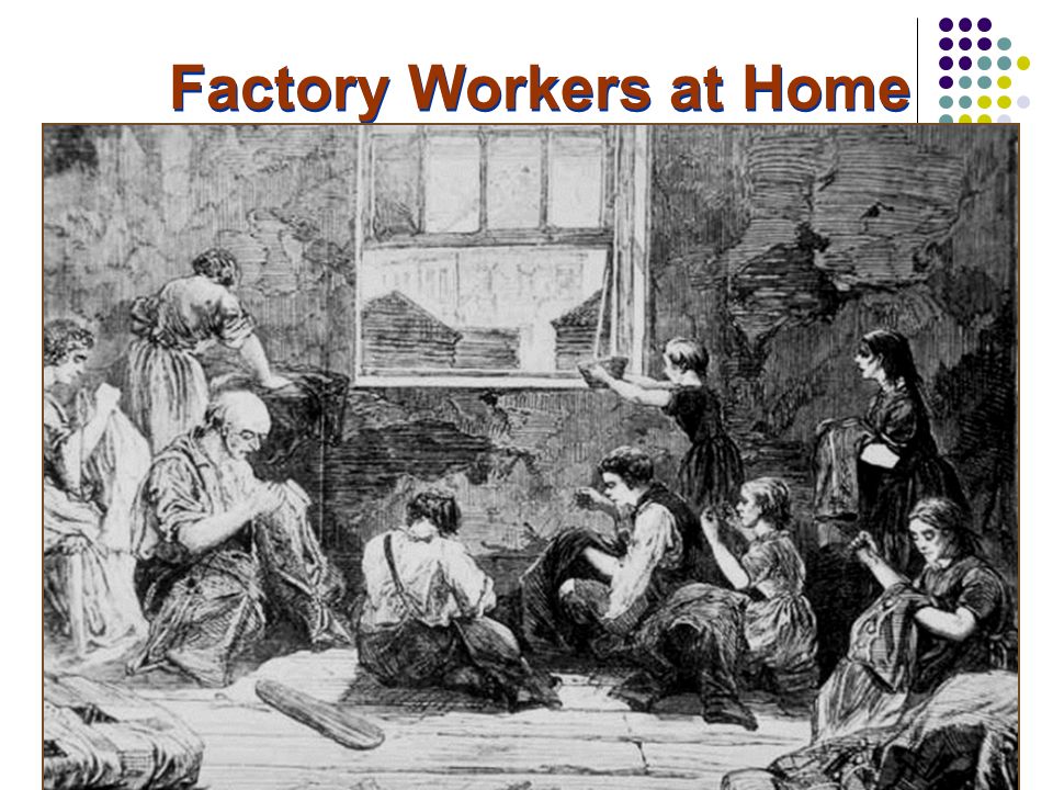 Factory Workers at Home