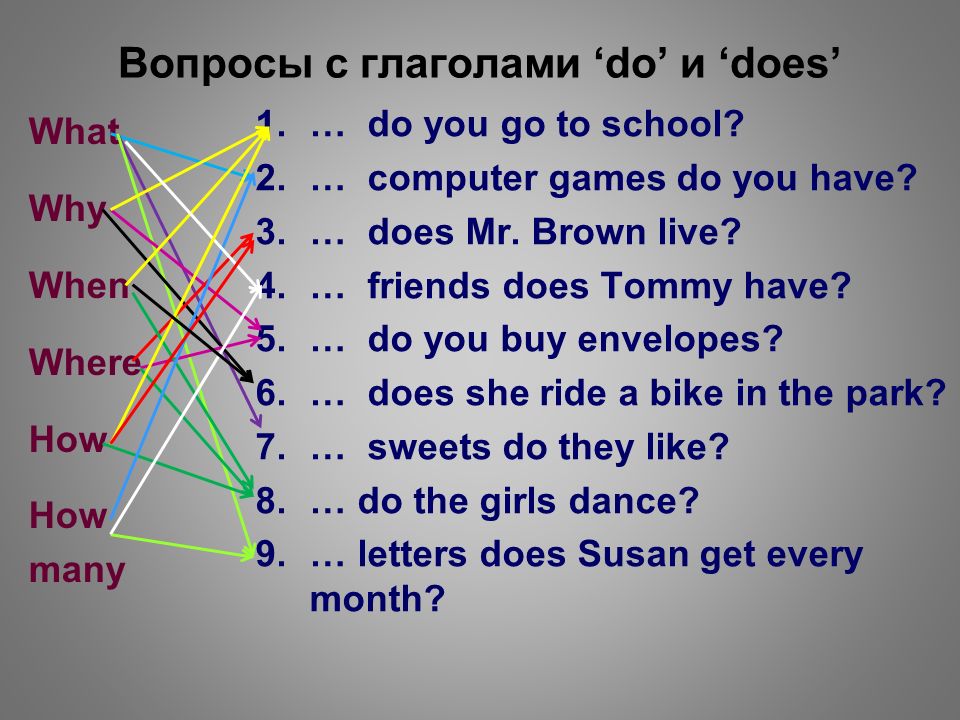 Вопросы с why примеры