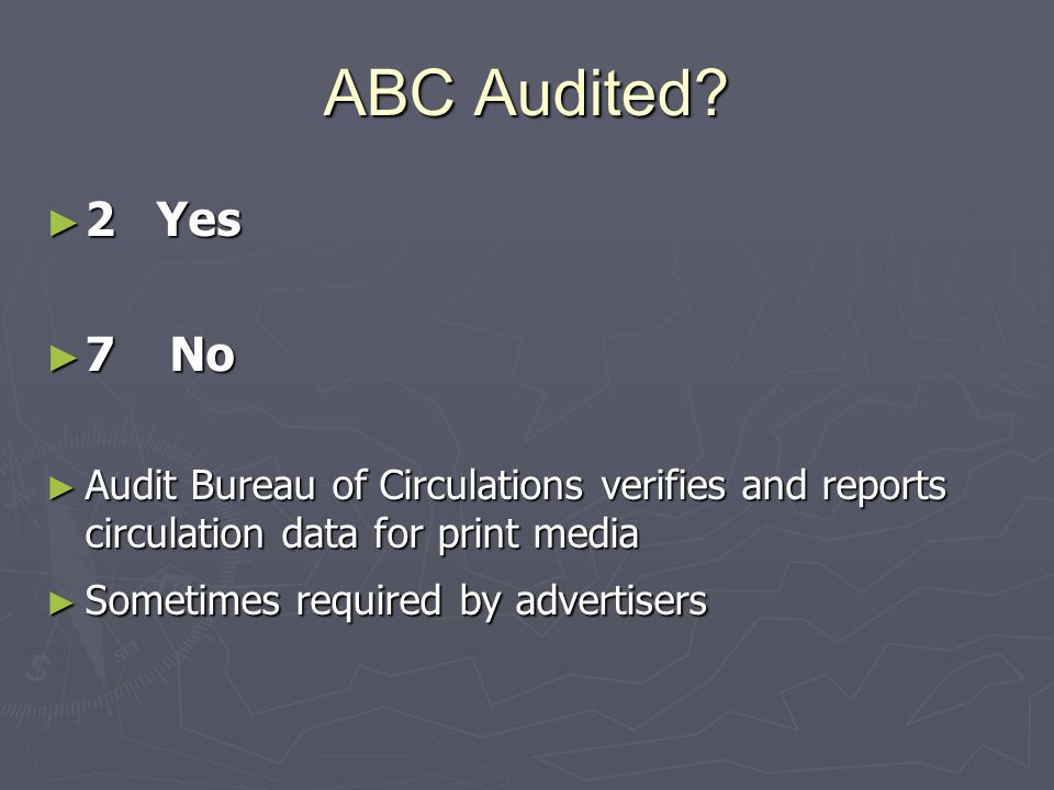 ABC Audited.