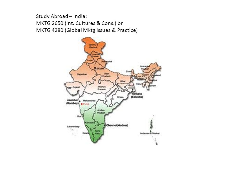 Study Abroad – India: MKTG 2650 (Int.