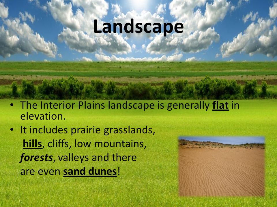 The Interior Plains The Interior Plains Is Located Between
