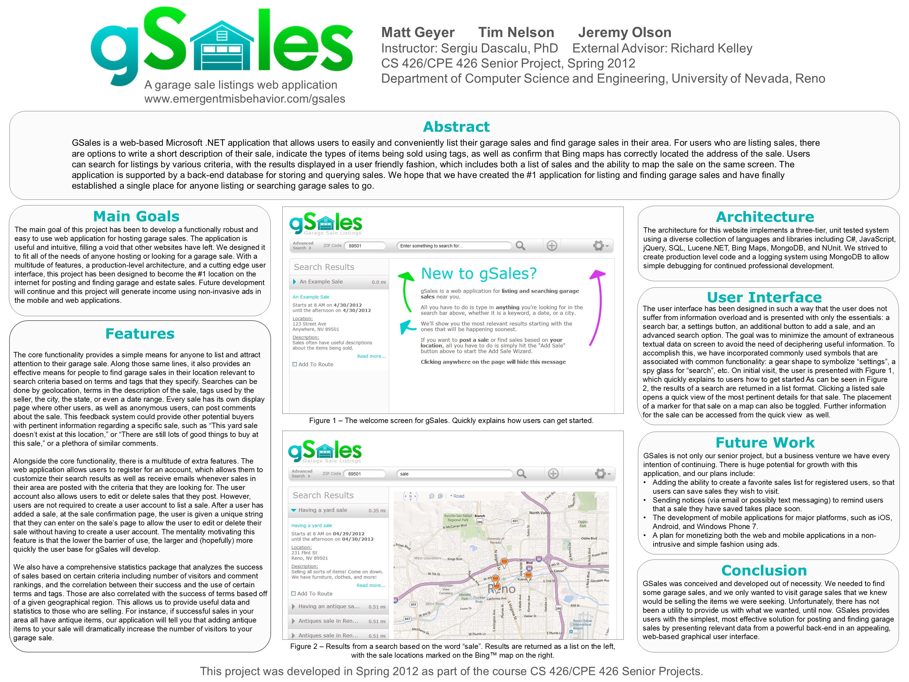 Abstract Gsales Is A Web Based Microsoft Net Application That