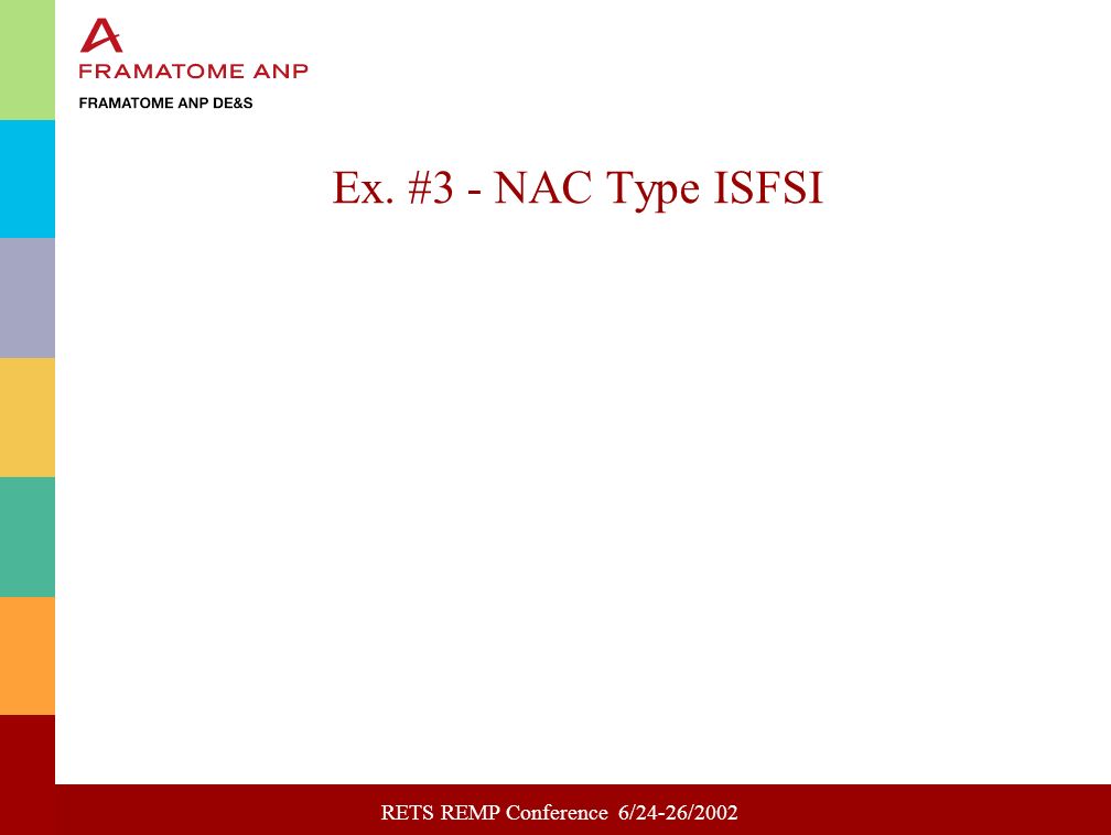 RETS REMP Conference 6/24-26/2002 Ex. #3 - NAC Type ISFSI