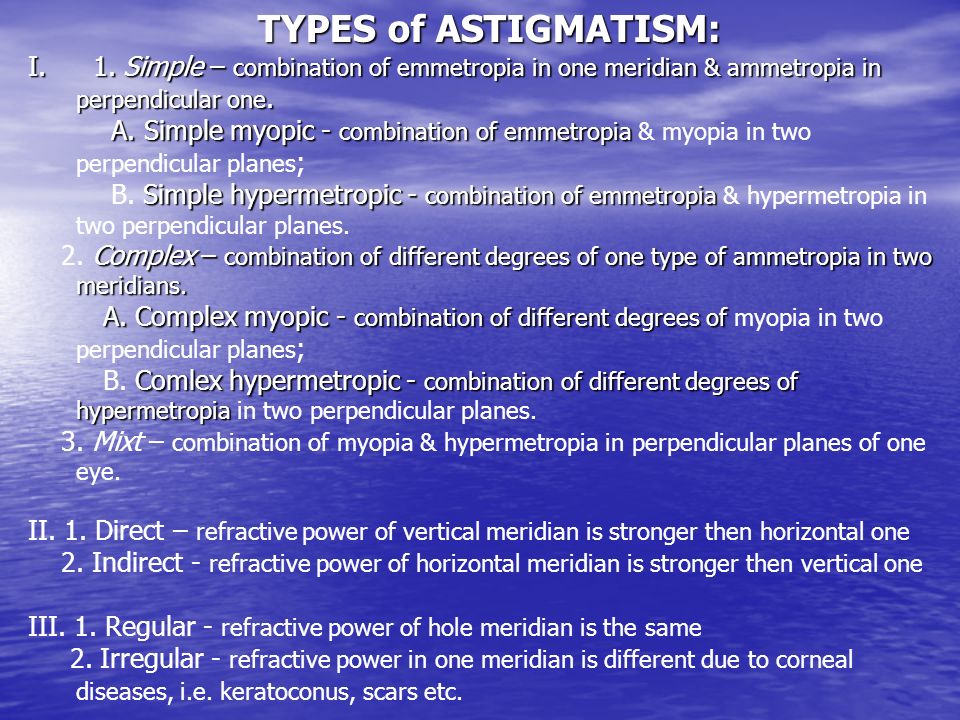 astigmatism mixt definitie