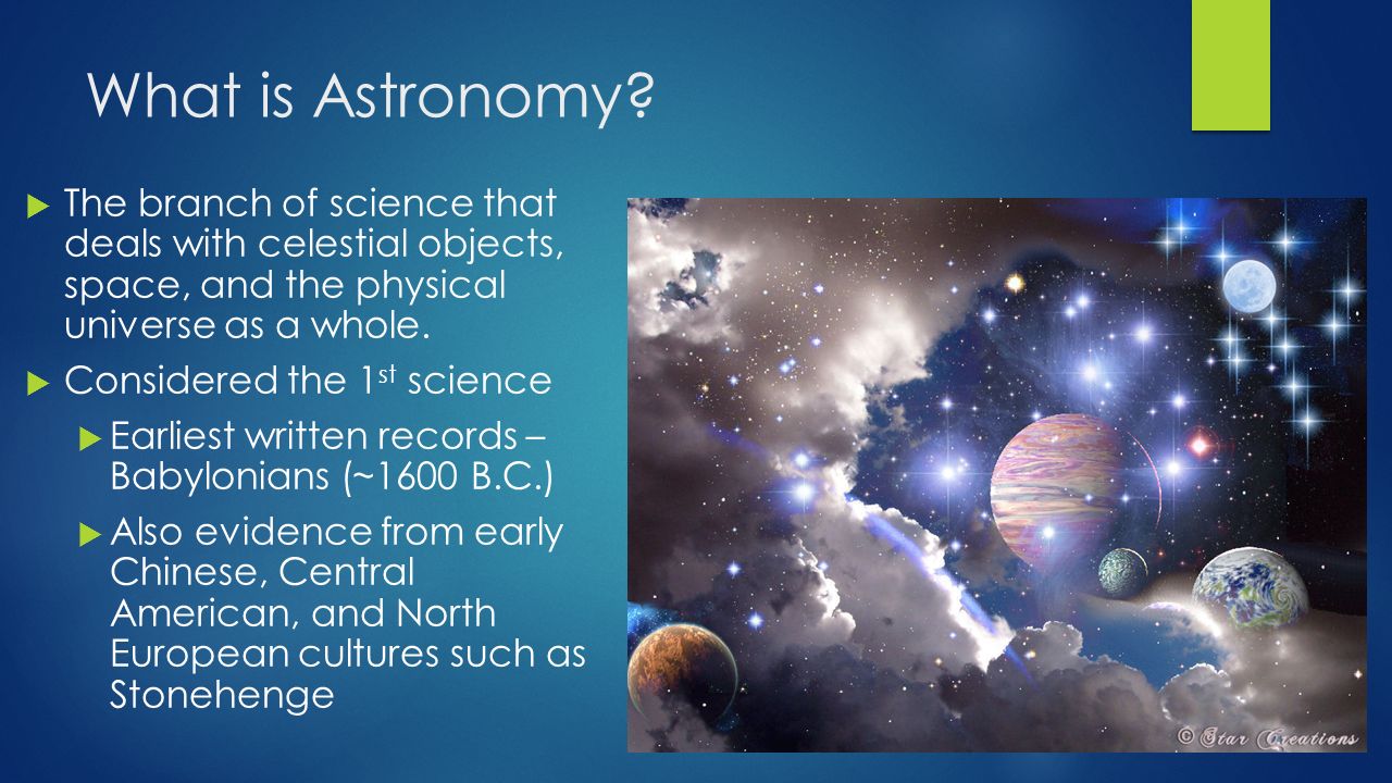 What is Astronomy.