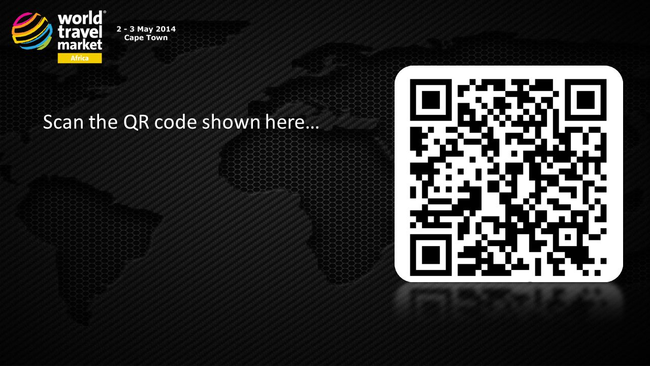 Scan the QR code shown here…