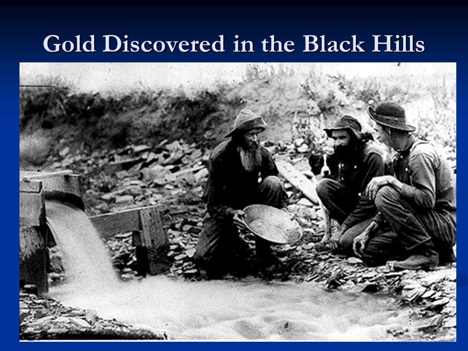 Gold Discovered in the Black Hills
