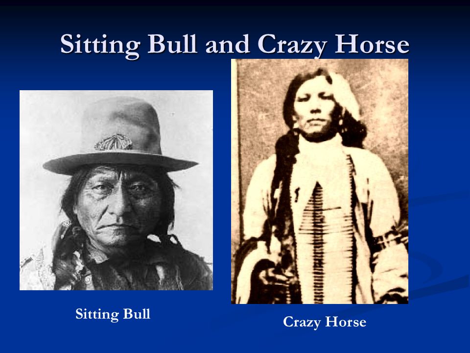 Sitting Bull and Crazy Horse Sitting Bull Crazy Horse