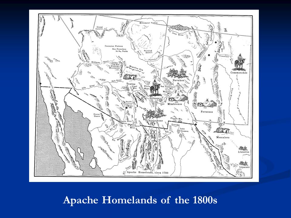 Apache Homelands of the 1800s