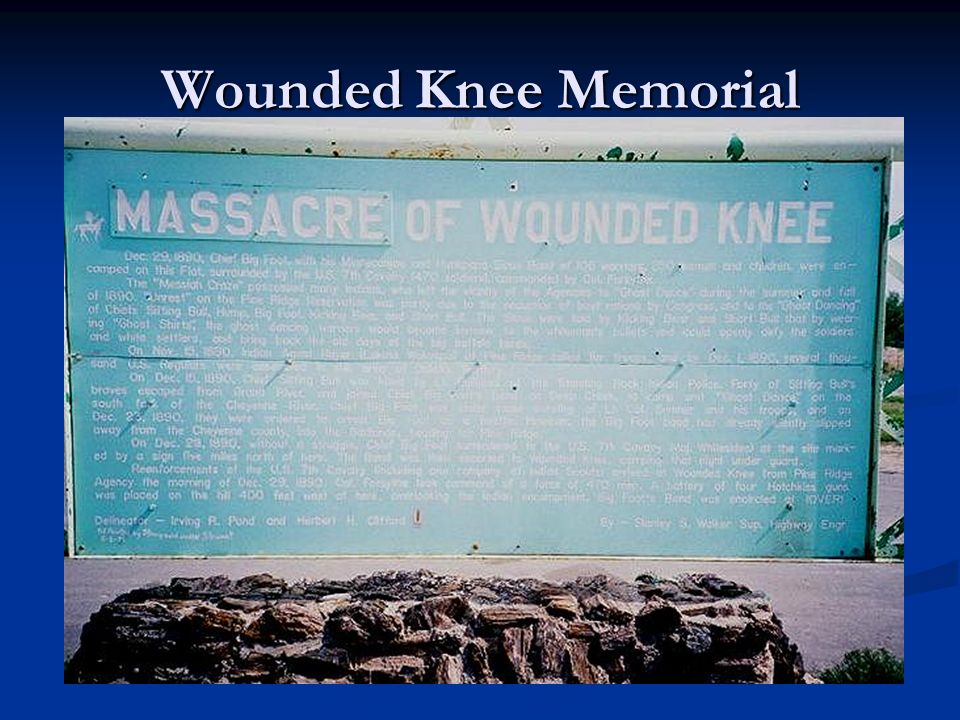 Wounded Knee Memorial