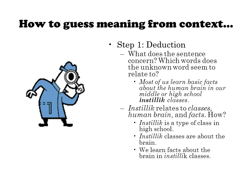 Guessing Meaning from Context More practice by Jonathan Smith. - ppt  download