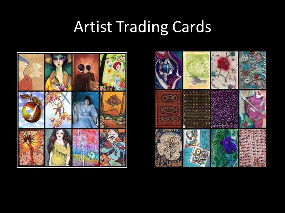 Artist Trading Cards.