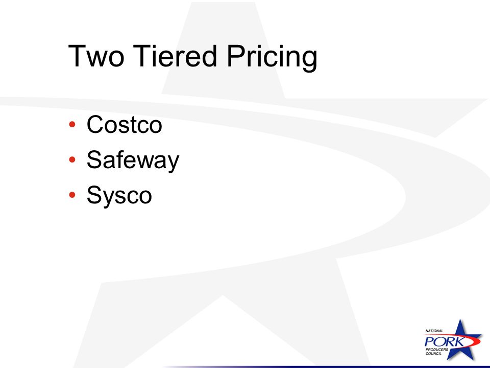 Two Tiered Pricing Costco Safeway Sysco