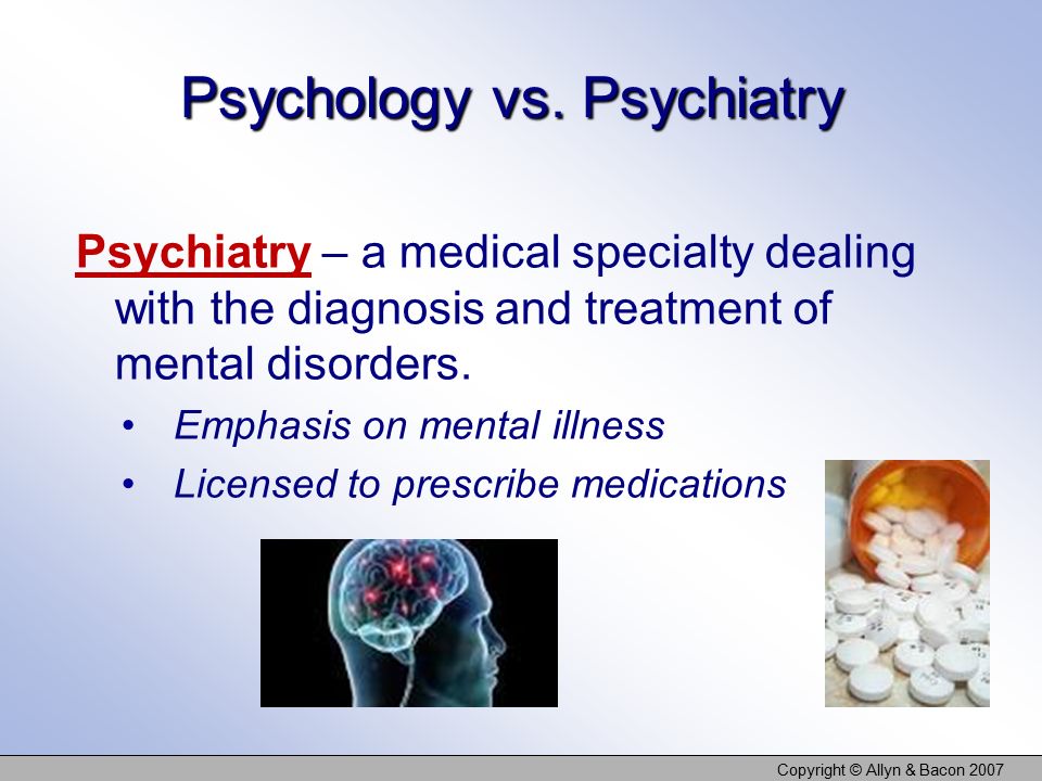 Psychology vs.