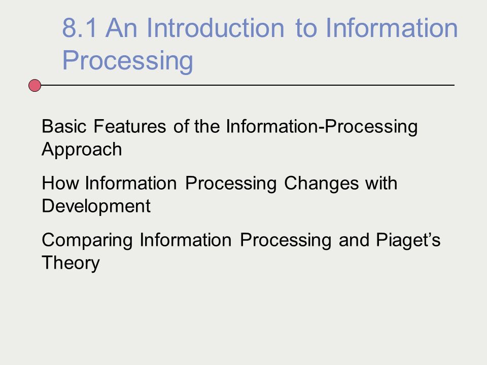 piaget information processing theory