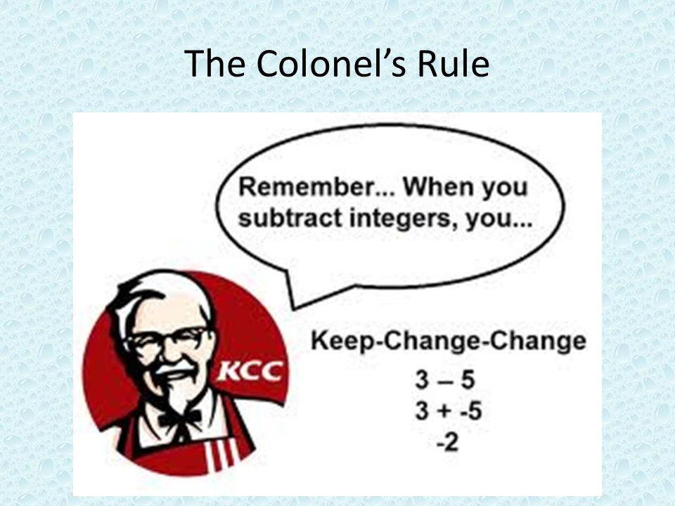 The Colonel’s Rule