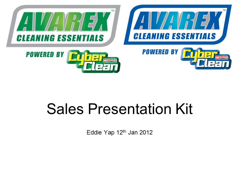Sales Presentation Kit Eddie Yap 12 th Jan 2012